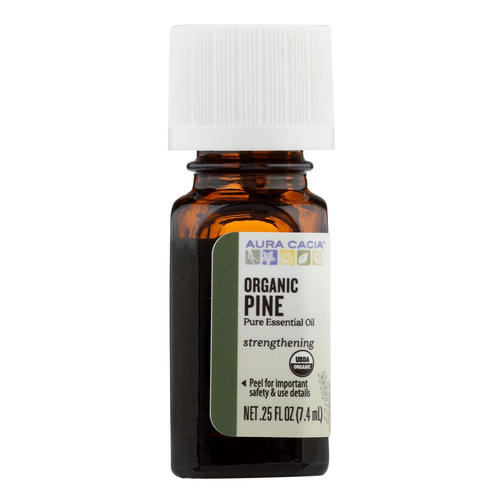 Aura Cacia - Organic Pine Essential Oil - .25 Oz - Whole Green Foods