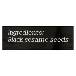 Sushi Chef Black Sesame Seeds - Case Of 12 - 3.75 Oz. - Whole Green Foods