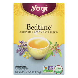 Yogi Tea Bedtime - Caffeine Free - 16 Tea Bags - Whole Green Foods