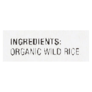 Lundberg Organic Wild Rice  - Case Of 25 Lbs. - Whole Green Foods