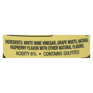 Alessi - Vinegar - White Balsamic Raspberry Blush - Case Of 6 - 8.5 Fl Oz. - Whole Green Foods