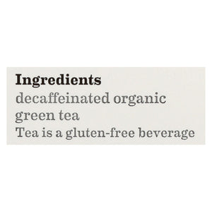 Bigelow Tea Organic Green Tea - Decaf - Case Of 6 - 40 Bag - Whole Green Foods