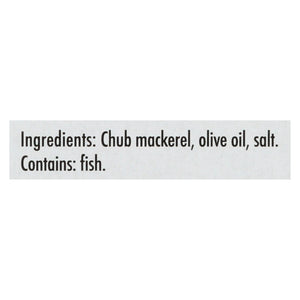Cole's Wild Chub Mackerel In Olive Oil - 4.4 Oz - Case Of 10 - Whole Green Foods