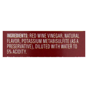 Holland House Holland House Red Wine Vinegar - Vinegar - Case Of 6 - 12 Fl Oz. - Whole Green Foods