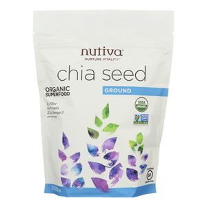 Nutiva Organic Milled Chia Seeds - 14 Oz - Whole Green Foods