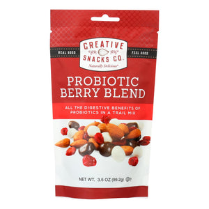 Creative Snacks - Snack - Probiotic Berry Blend - Case Of 6 - 3.5 Oz - Whole Green Foods