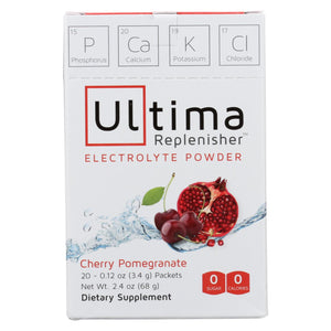 Ultima Replenisher Electrolyte Powder - Cherry Pomegranate - 20 Count - Whole Green Foods