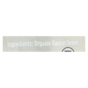 Spicely Organics - Organic Cumin Seed - Whole - Case Of 2 - 2.7 Oz. - Whole Green Foods