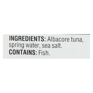 Natural Sea Wild Albacore Tuna Pouch - With Sea Salt - 3 Oz. - Whole Green Foods