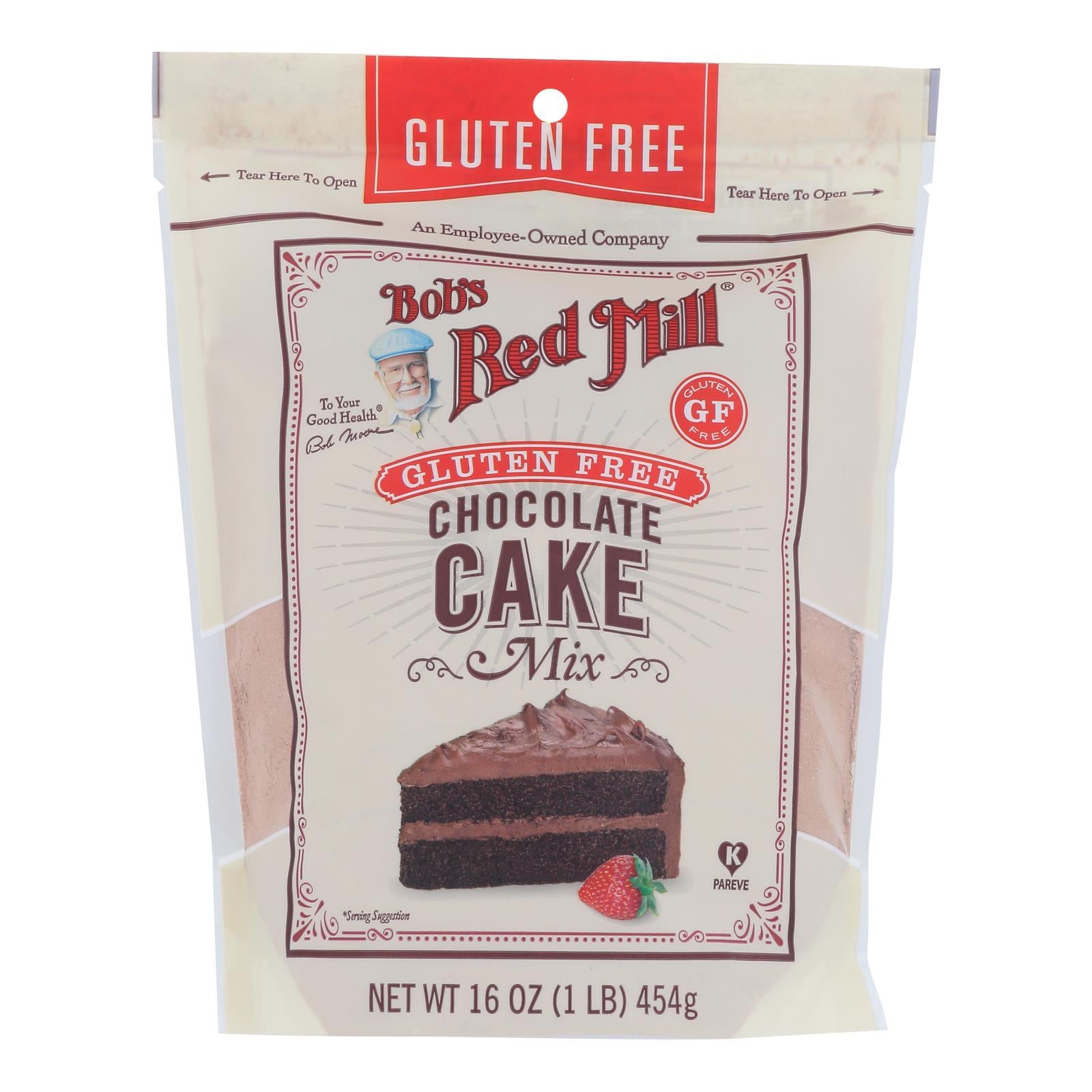 Bob's Red Mill - Cake Mix Chocolate Gluten Free - Case Of 4-16 Oz - Whole Green Foods