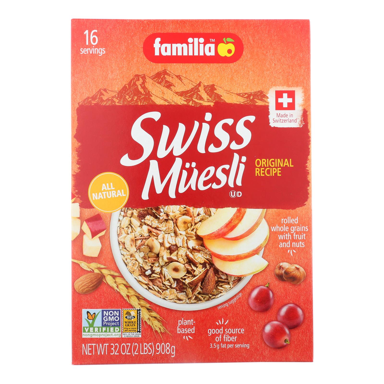 Familia - Muesli Swiss Original - Case Of 6-29 Oz - Whole Green Foods
