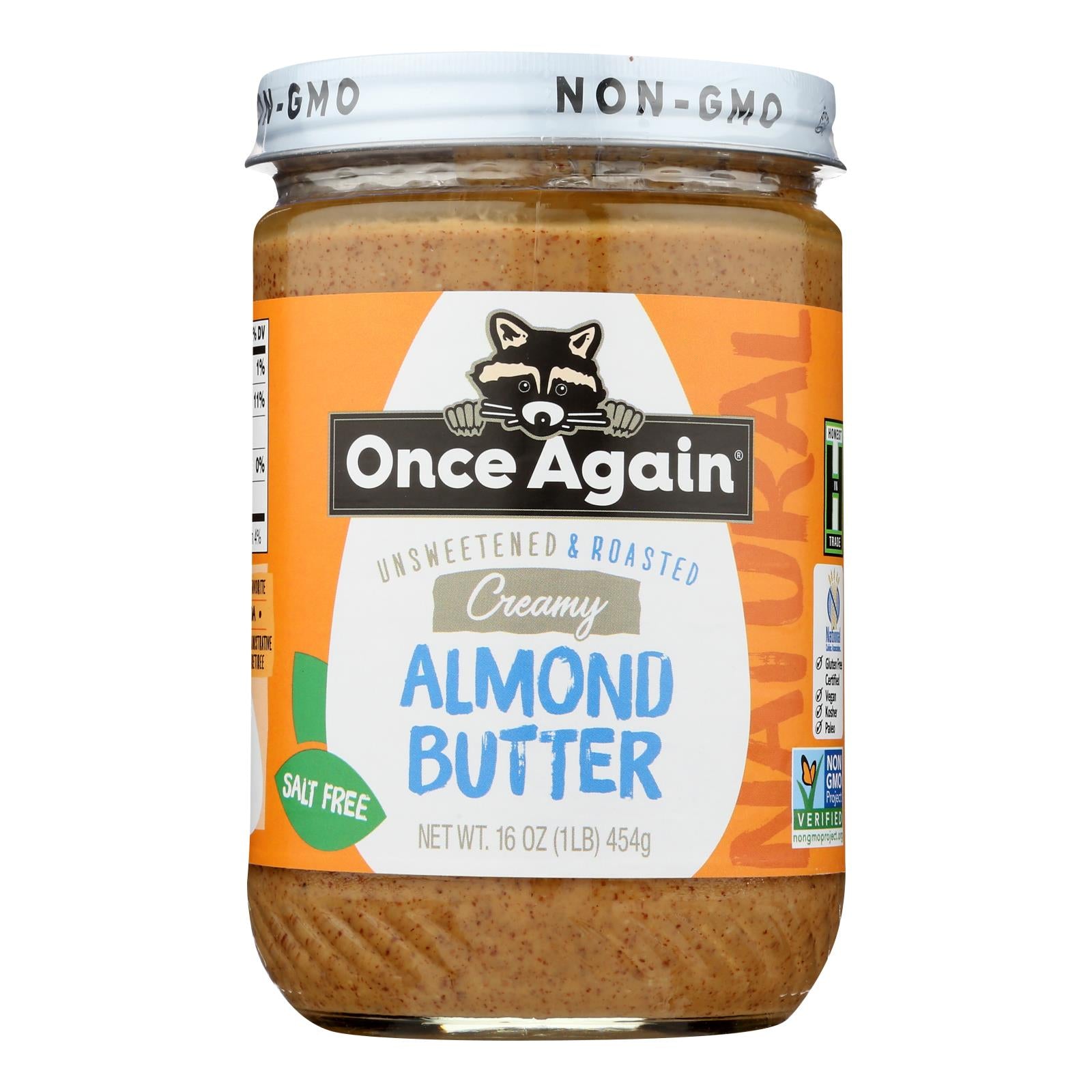 Once Again - Almond Butter Smth Ns - Case Of 6-16 Oz - Whole Green Foods