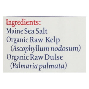 Maine Coast Organic Sea Seasonings - Sea Salt With Sea Veg - 1.5 Oz Shaker - Whole Green Foods