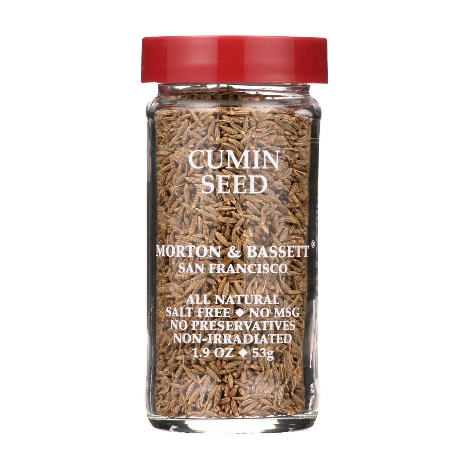 Morton And Bassett Seasoning - Cumin Seed - 2 Oz - Case Of 3 - Whole Green Foods