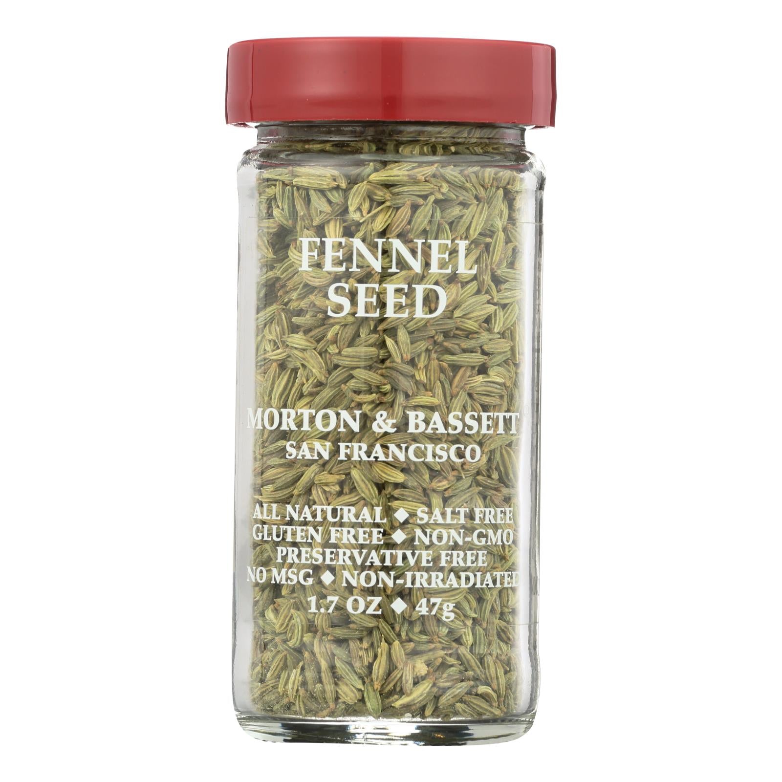 Morton And Bassett Seasoning - Fennel Seed - 1.9 Oz - Case Of 3 - Whole Green Foods