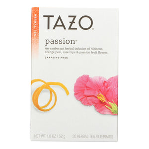 Tazo Tea Herbal Tea - Passion - Case Of 6 - 20 Bag - Whole Green Foods