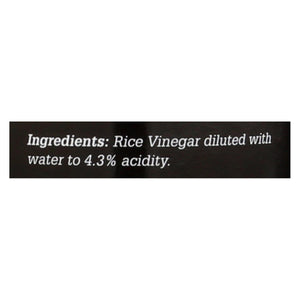 Sushi Chef Vinegar - Rice Bottle - Case Of 6 - 10 Fl Oz - Whole Green Foods