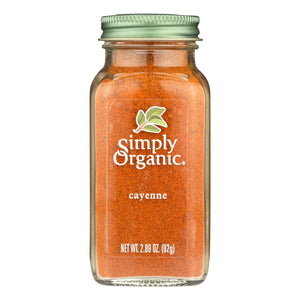 Simply Organic Cayenne Pepper - Organic - 2.89 Oz - Whole Green Foods