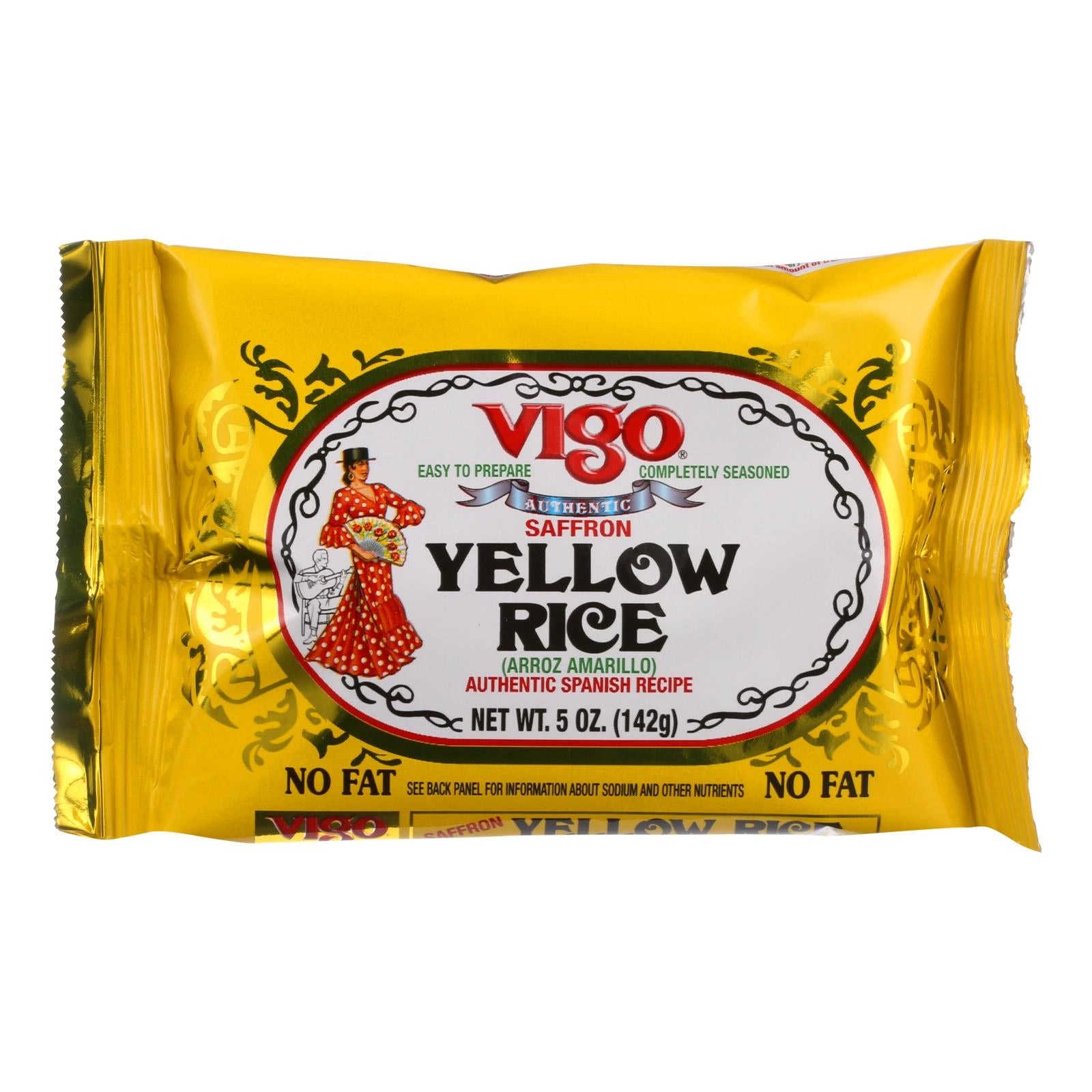 Vigo Rice - Yellow - 5 Oz - Case Of 12 - Whole Green Foods