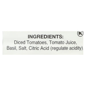 Delallo Imported Italian Diced Tomatoes  - Case Of 12 - 28 Oz - Whole Green Foods