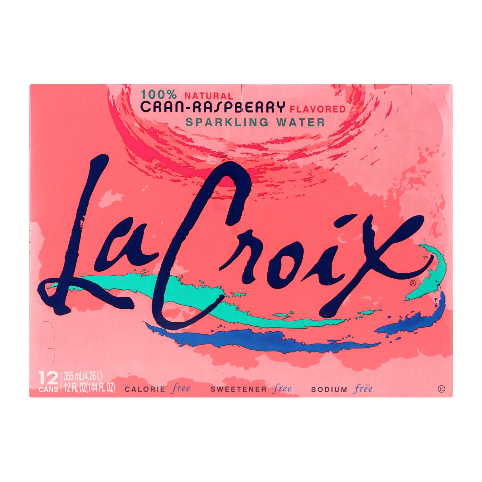 Lacroix Natural Sparkling Water - Cran-raspberry - Case Of 2 - 12 Fl Oz. - Whole Green Foods