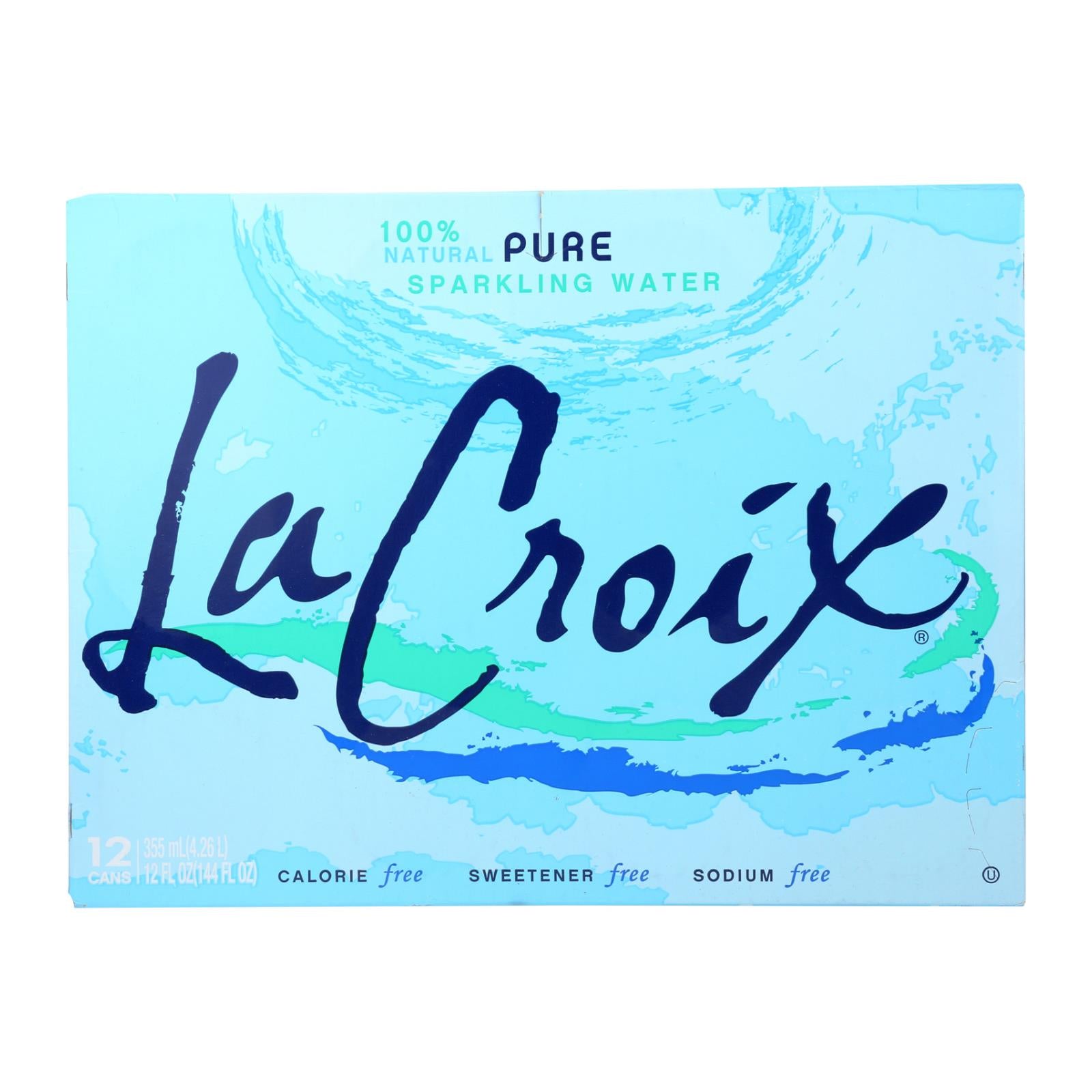Lacroix Natural Sparkling Water - Case Of 2 - 12 Fl Oz. - Whole Green Foods