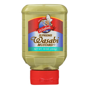 Woeber's Supreme Wasabi Mustard - Case Of 6 - 10 Oz. - Whole Green Foods