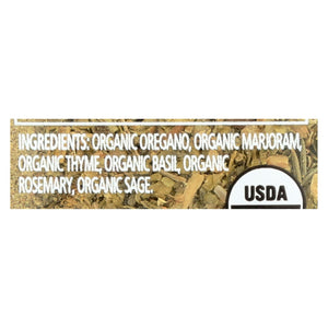 Simply Organic Italian Seasoning - Organic - .95 Oz - Whole Green Foods