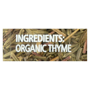 Simply Organic Thyme Leaf - Organic - Whole - Fancy Grade - .78 Oz - Whole Green Foods