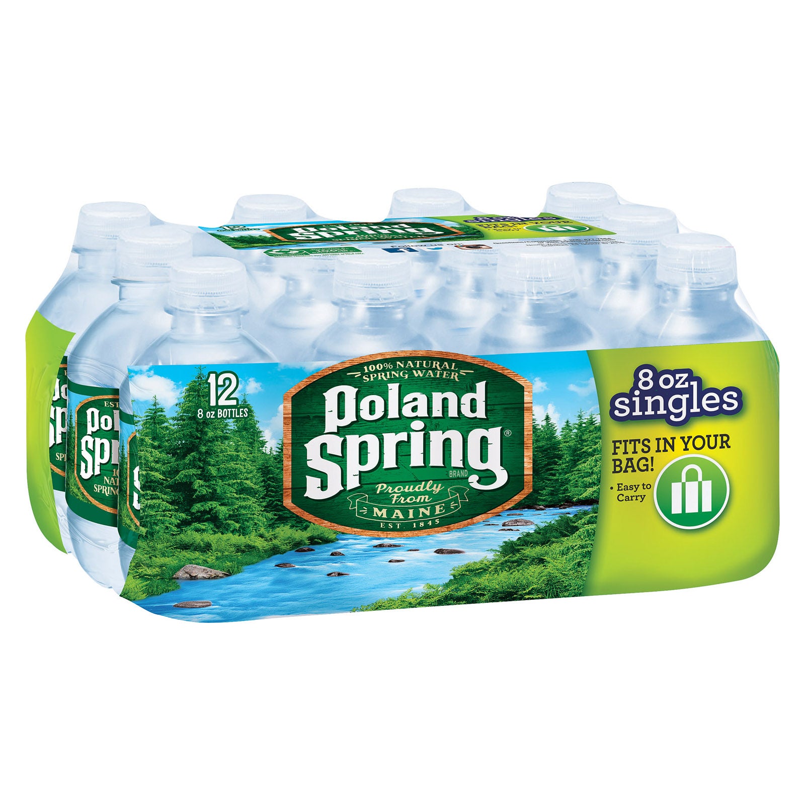 Poland Spring Water - Original - Case Of 4 - 8 Fl Oz. - Whole Green Foods