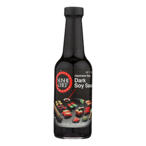 Sushi Chef Sauce - Soy - Dark - Case Of 6 - 10 Fl Oz - Whole Green Foods