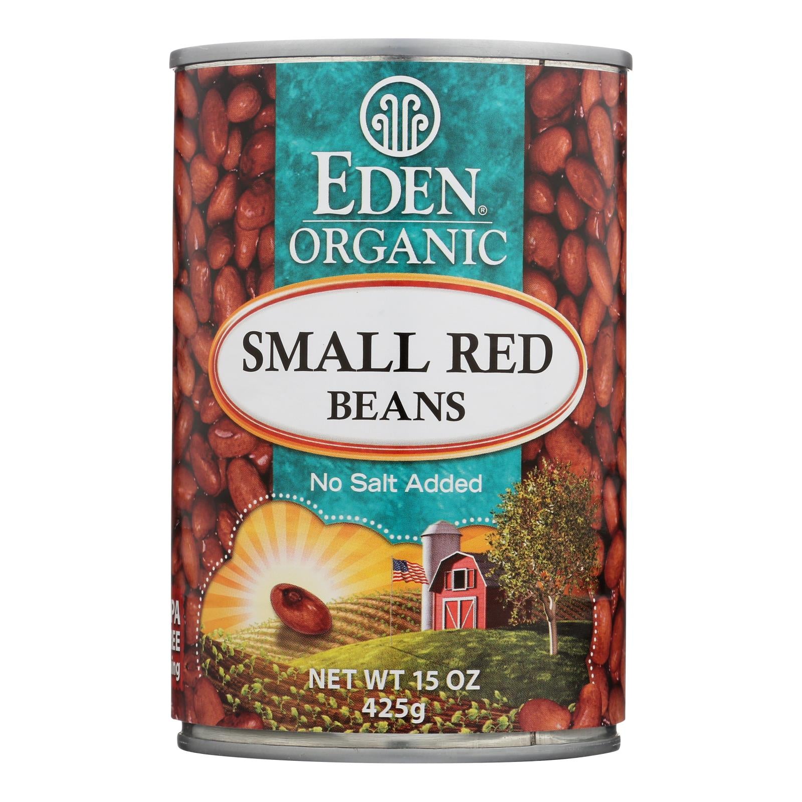 Eden Foods Small Red Beans Organic - Case Of 12 - 15 Oz. - Whole Green Foods