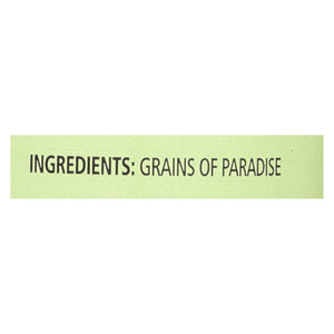 Frontier Herb Gourmet Grains Of Paradise Seed - Ivory Coast - Grinder Bottle - 2.26 Oz - Case Of 6 - Whole Green Foods