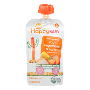 Happy Baby Organic Baby Food Stage 3 Gobble Gobble - 4 Oz - Case Of 16 - Whole Green Foods