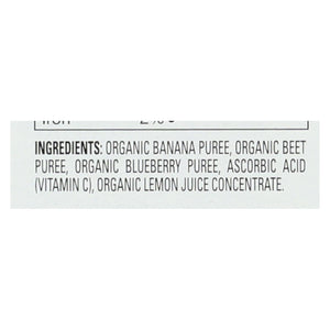 Happy Baby Organic Baby Food - Stage 2 - Banana Beets And Blueberry - Case Of 16 - 3.5 Oz - Whole Green Foods