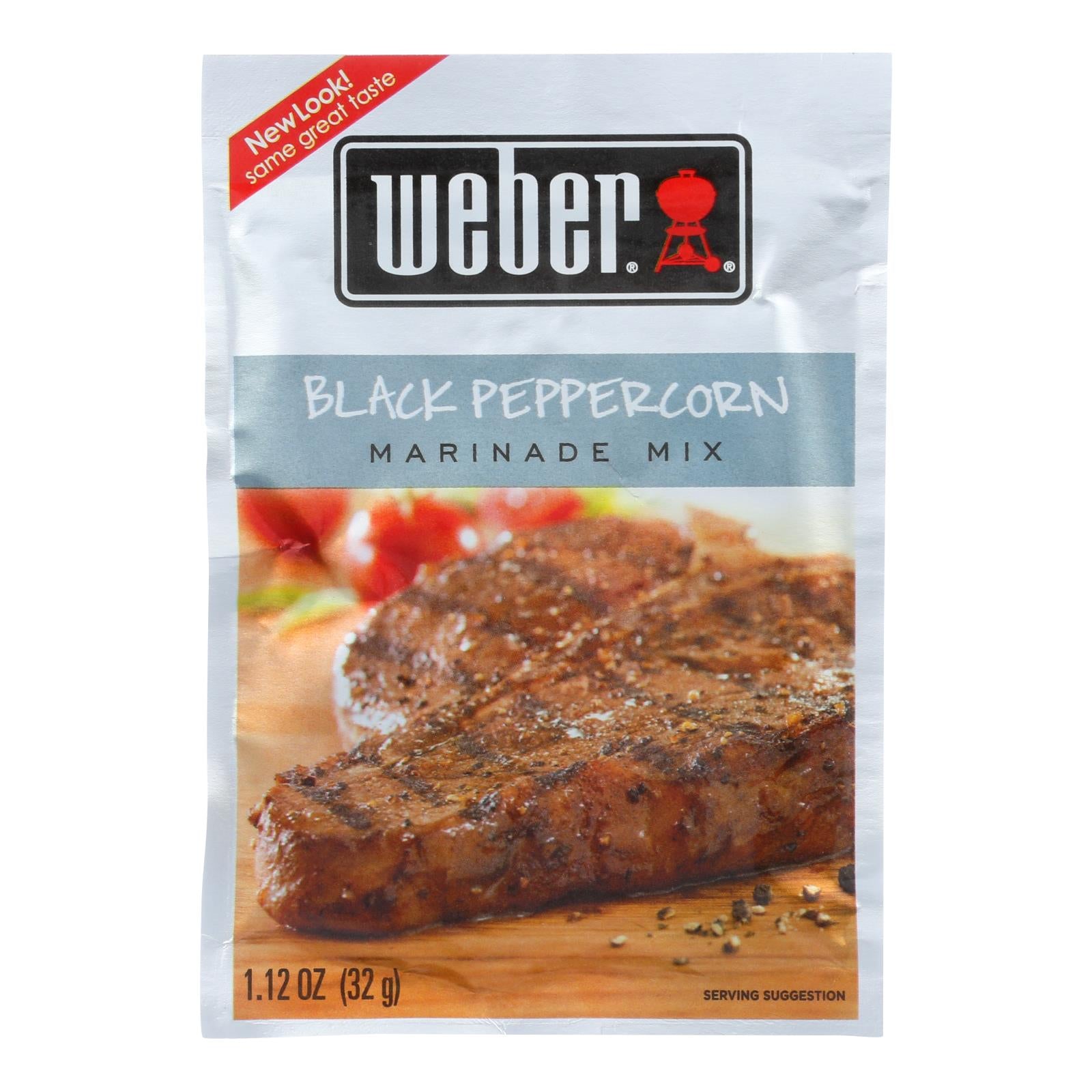 Weber Grill Creations Marinade - Black Peppercorn - Case Of 12 - 1.12 - Whole Green Foods