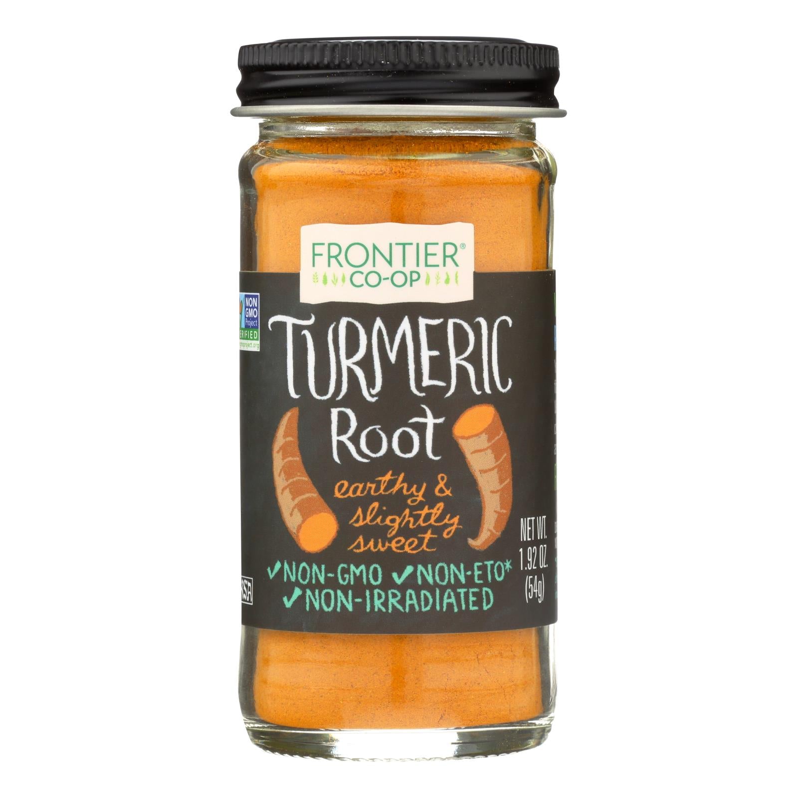 Frontier Herb Turmeric Root - Ground - 1.92 Oz - Whole Green Foods