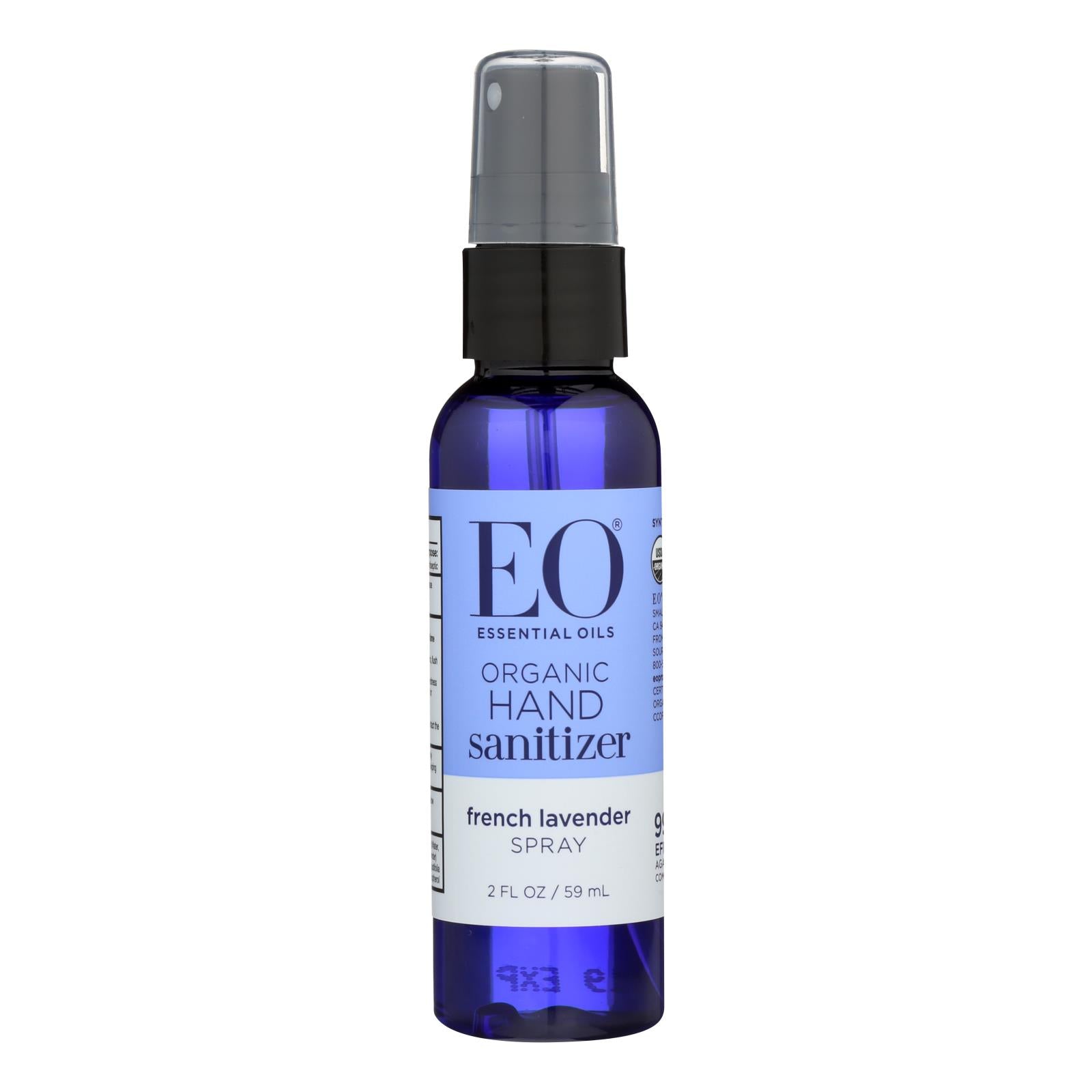 Eo Products - Hand Sanitizer Spray - Lavender - 2 Fl Oz - Case Of 6 - Whole Green Foods