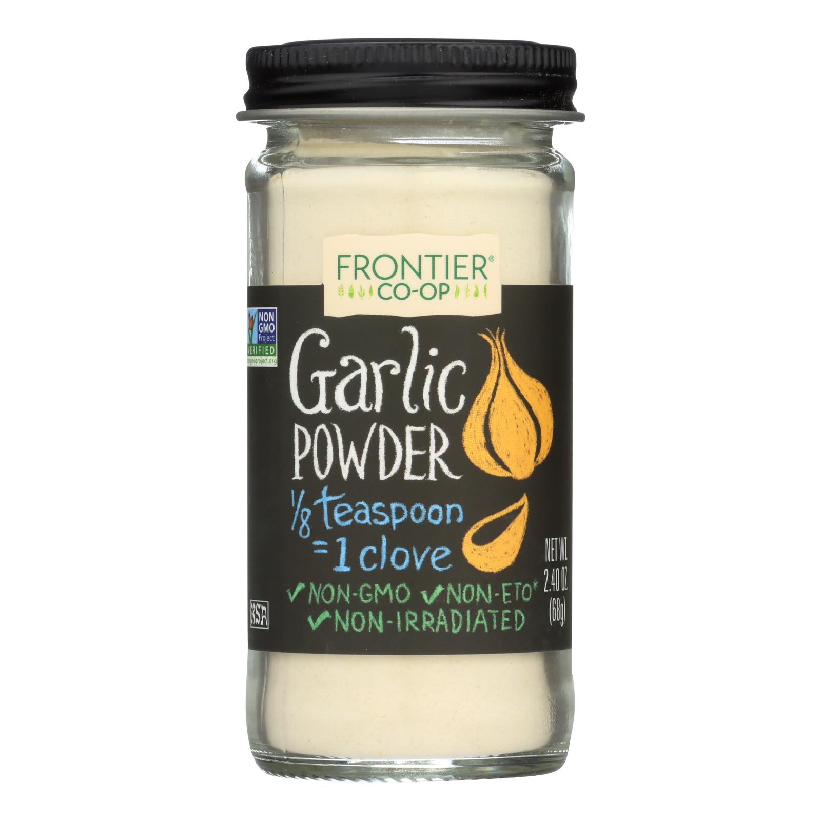 Frontier Herb Garlic - Powder - 2.4 Oz - Whole Green Foods