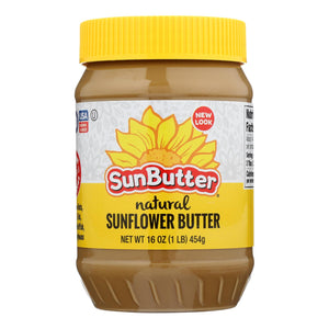 Sunbutter Sunflower Butter - Natural - Case Of 6 - 16 Oz. - Whole Green Foods