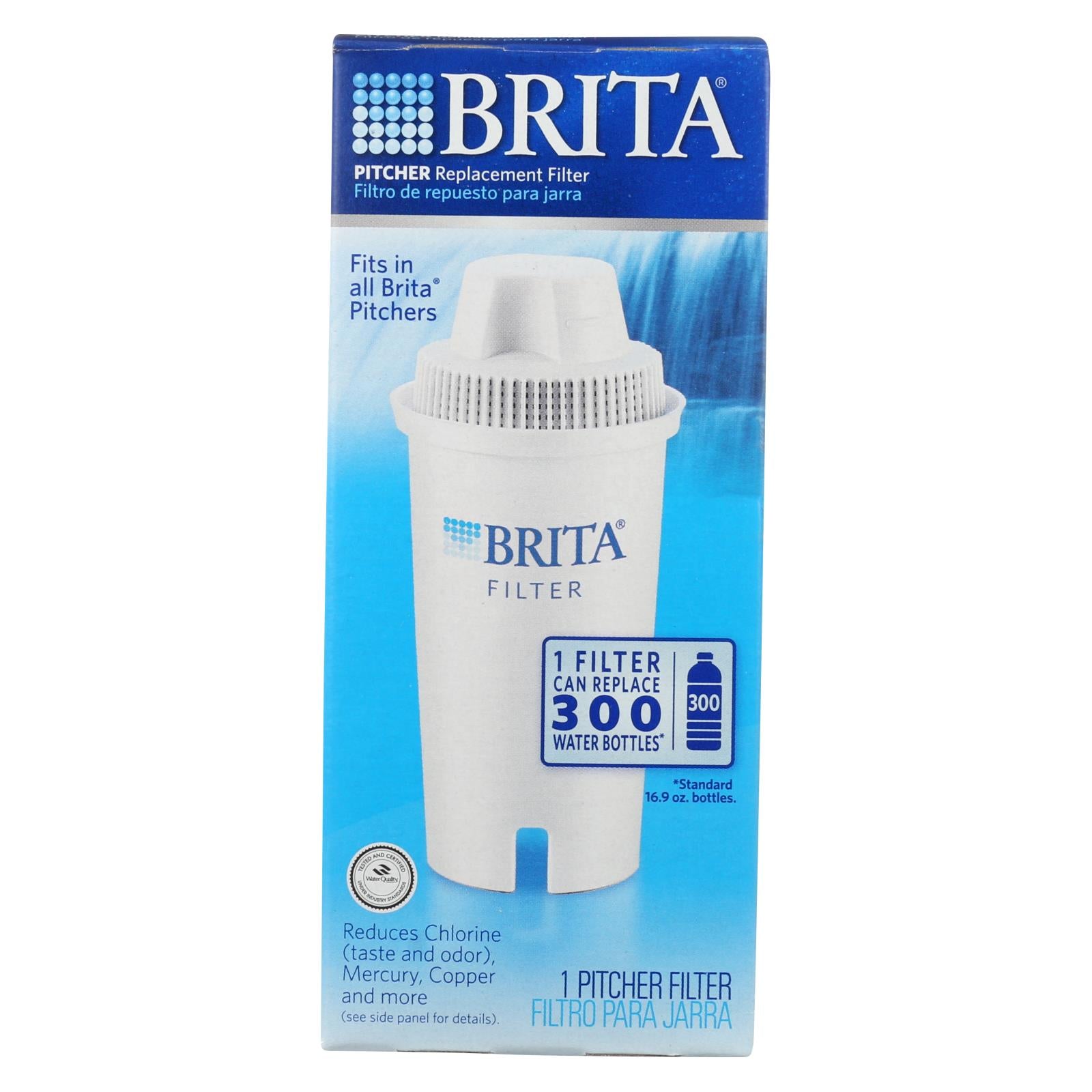 Brita - Replacement Pitcher And Dispenser Filter - 1 Filter - Whole Green Foods