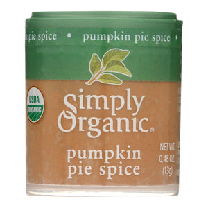 Simply Organic Pumpkin Pie Spice - Organic - .46 Oz - Case Of 6 - Whole Green Foods