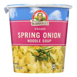 Dr. Mcdougall's Vegan Spring Onion Noodle Soup Big Cup - Case Of 6 - 1.9 Oz. - Whole Green Foods