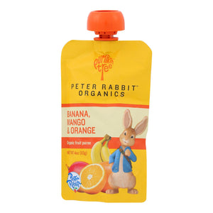 Peter Rabbit Organics Fruit Snacks - Mango Banana And Orange - Case Of 10 - 4 Oz. - Whole Green Foods