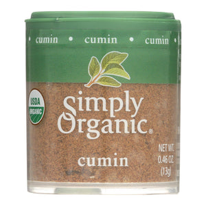 Simply Organic Cumin Seed - Organic - Ground - .46 Oz - Case Of 6 - Whole Green Foods