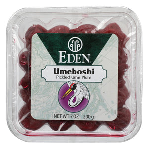 Eden Foods Umeboshi - Pickled Ume Plums - 7.05 Oz - Whole Green Foods