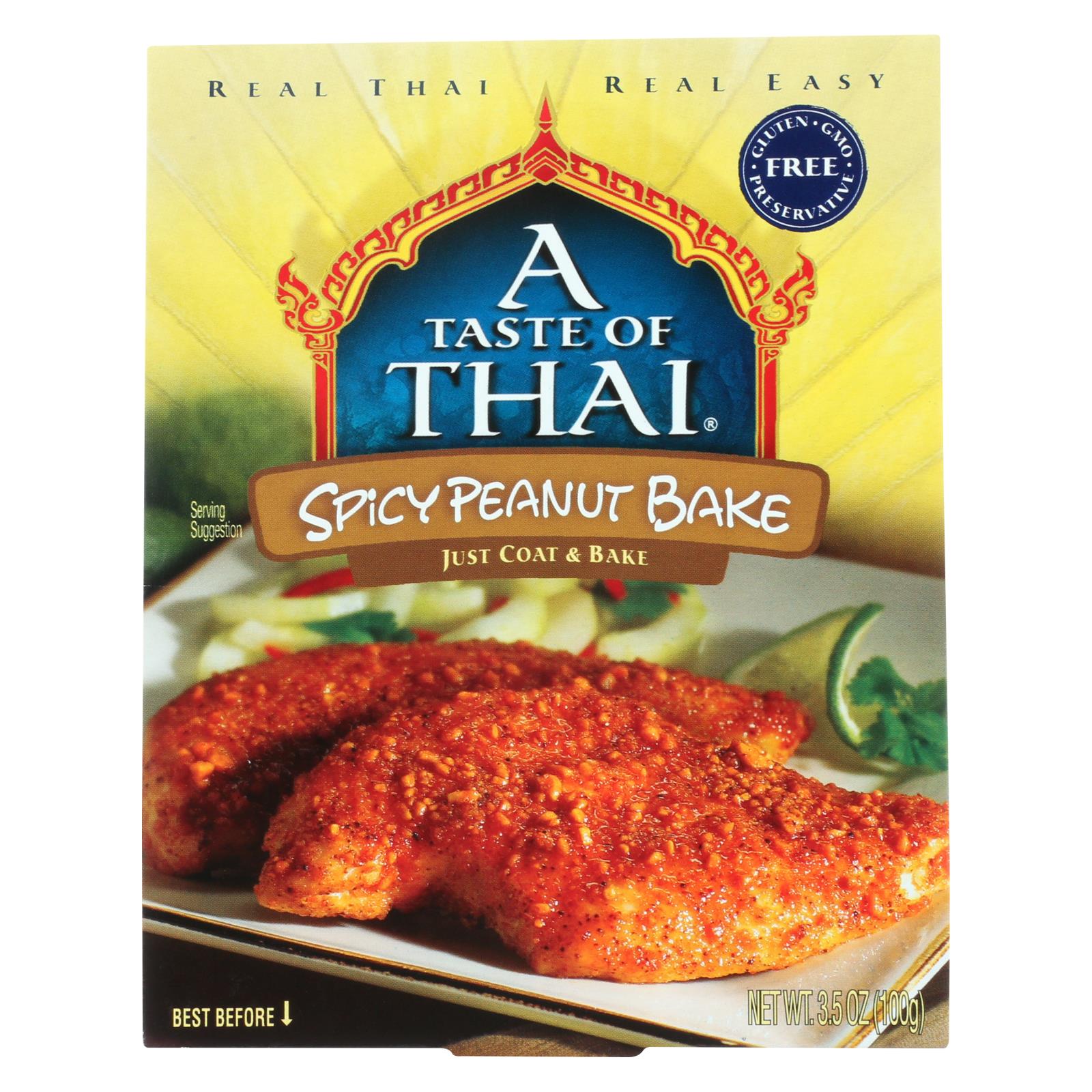 Taste Of Thai Spicy Peanut Bake - 3.5 Oz - Case Of 6 - Whole Green Foods