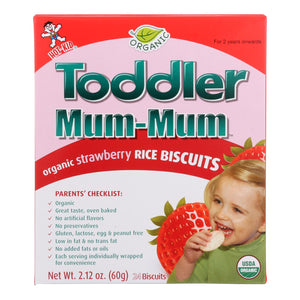Hot Kid Toddler Mum - Strawberry - Case Of 6 - 2.12 Oz. - Whole Green Foods