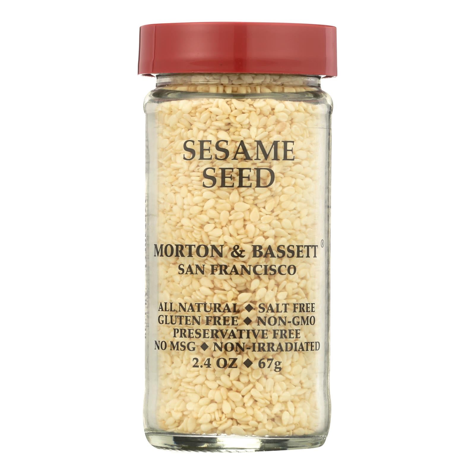 Morton And Bassett Sesame Seed - 2 Oz - Case Of 3 - Whole Green Foods