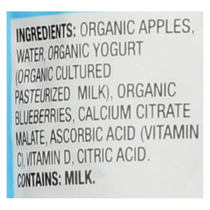 Earth's Best Organic Fruit Yogurt Smoothie - Apple Blueberry - Case Of 12 - 4.2 Oz. - Whole Green Foods